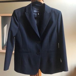 Jones New York black/dark blue pant suit 8P